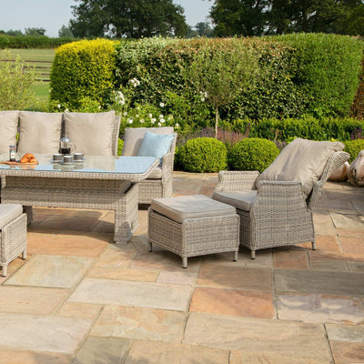 Maze Outdoors Cotswold Reclining Corner Dining with Rising Table & Chair House of Isabella UK