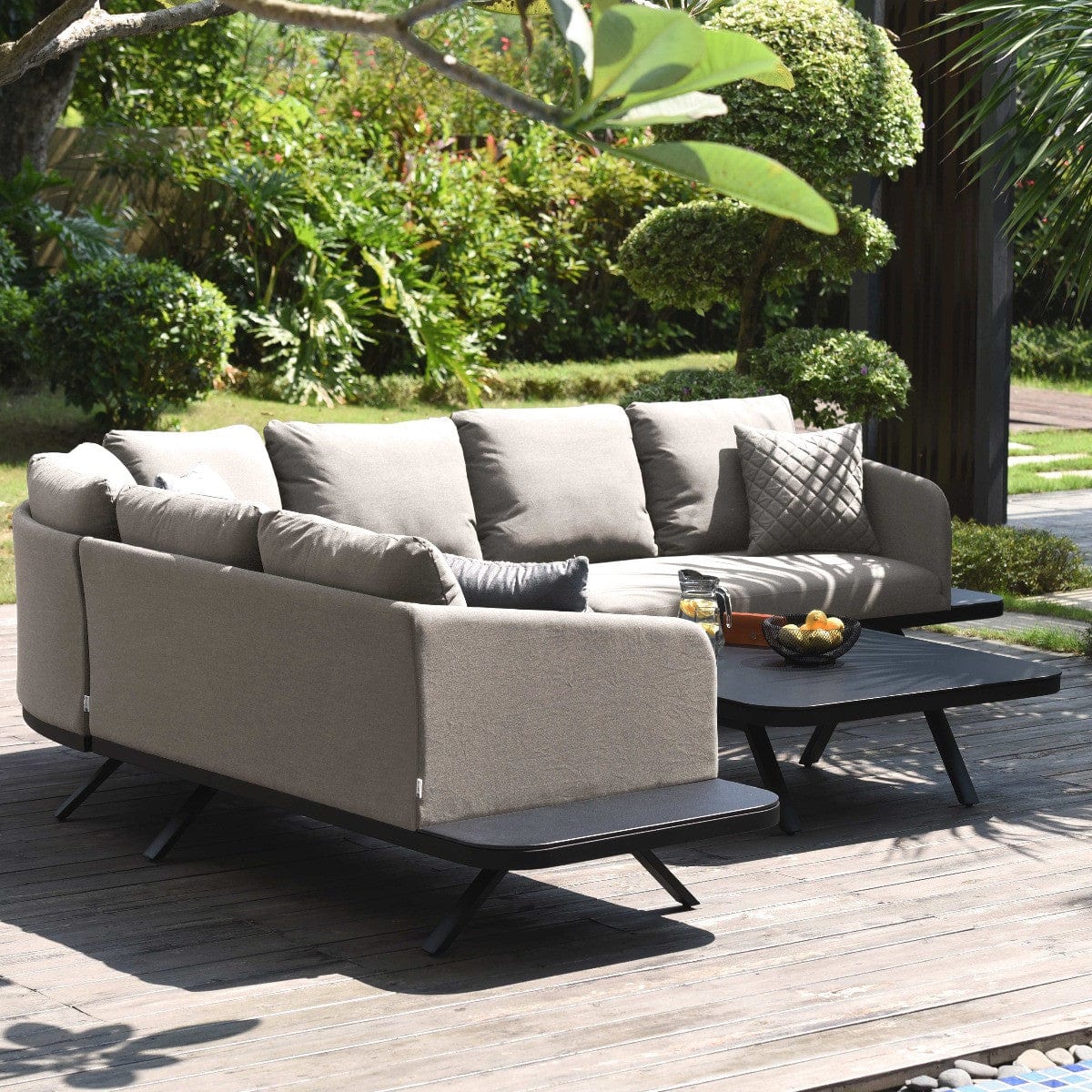 Maze Outdoors Cove Corner Sofa Group / Taupe House of Isabella UK