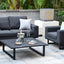 Maze Outdoors Ethos 2 Seat Sofa Set with Coffee Table / Charcoal House of Isabella UK