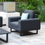 Maze Outdoors Ethos 2 Seat Sofa Set with Coffee Table / Charcoal House of Isabella UK