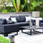 Maze Outdoors Ethos 2 Seat Sofa Set with Coffee Table / Charcoal House of Isabella UK