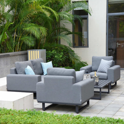 Maze Outdoors Ethos 2 Seat Sofa Set with Coffee Table / Flanelle House of Isabella UK