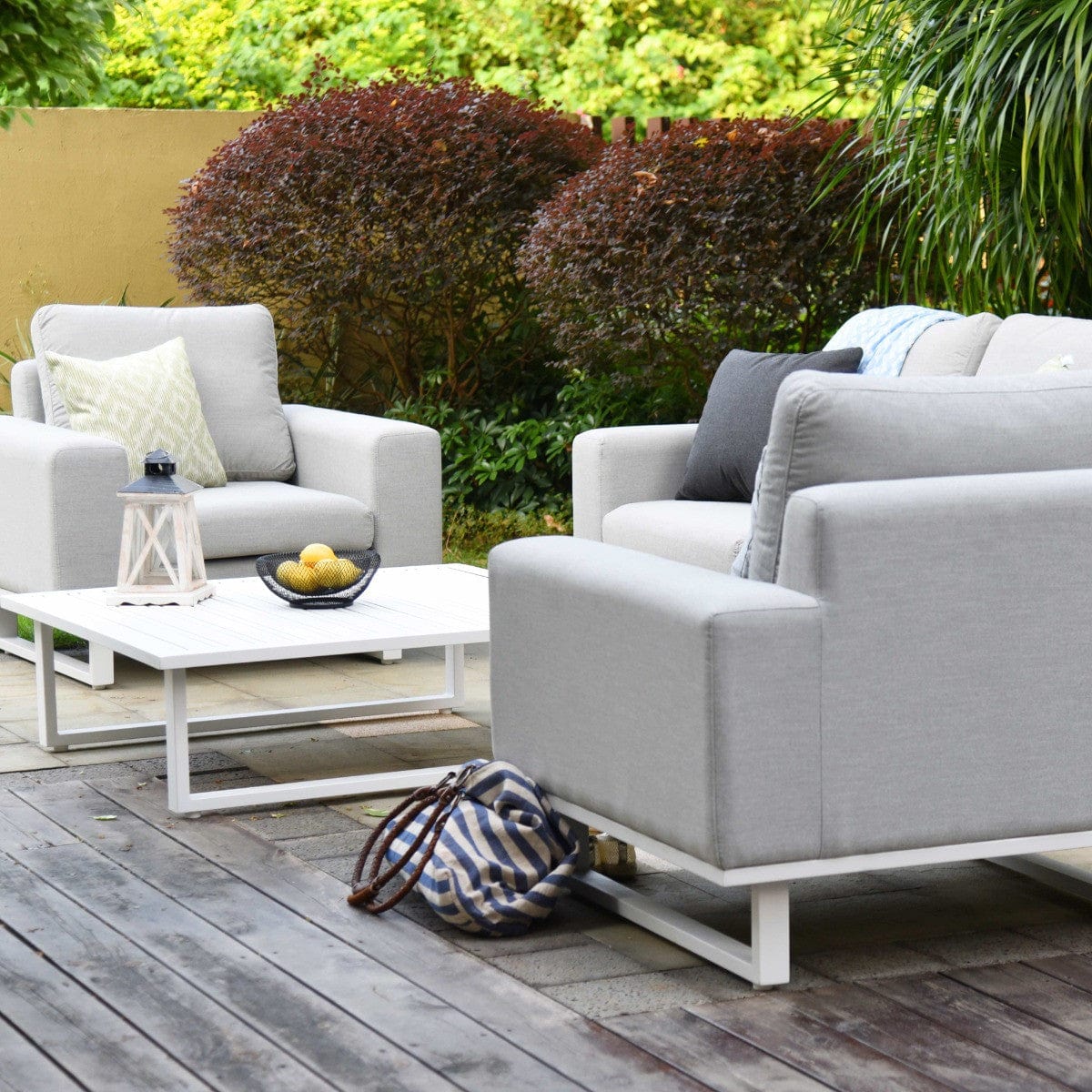 Maze Outdoors Ethos 3 Seat Sofa Set / Lead Chine House of Isabella UK