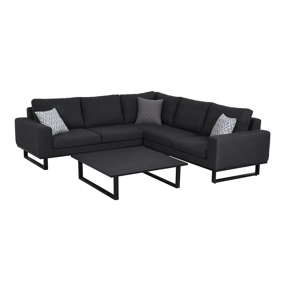 Maze Outdoors Ethos Corner Sofa Group / Charcoal House of Isabella UK