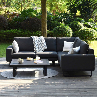 Maze Outdoors Ethos Corner Sofa Group / Charcoal House of Isabella UK