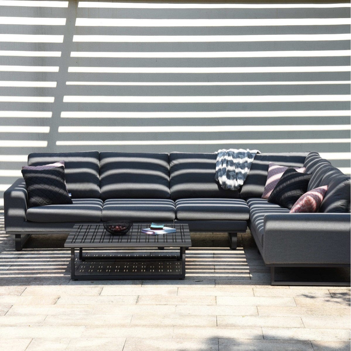 Maze Outdoors Ethos Large Corner Sofa Group / Flanelle House of Isabella UK