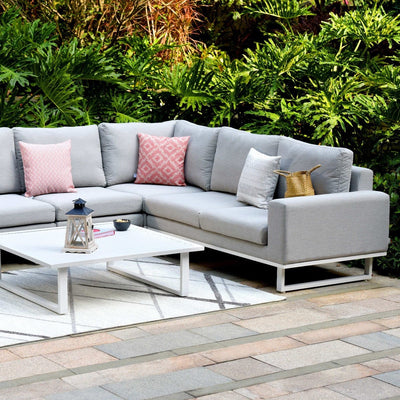 Maze Outdoors Ethos Large Corner Sofa Group / Lead Chine House of Isabella UK