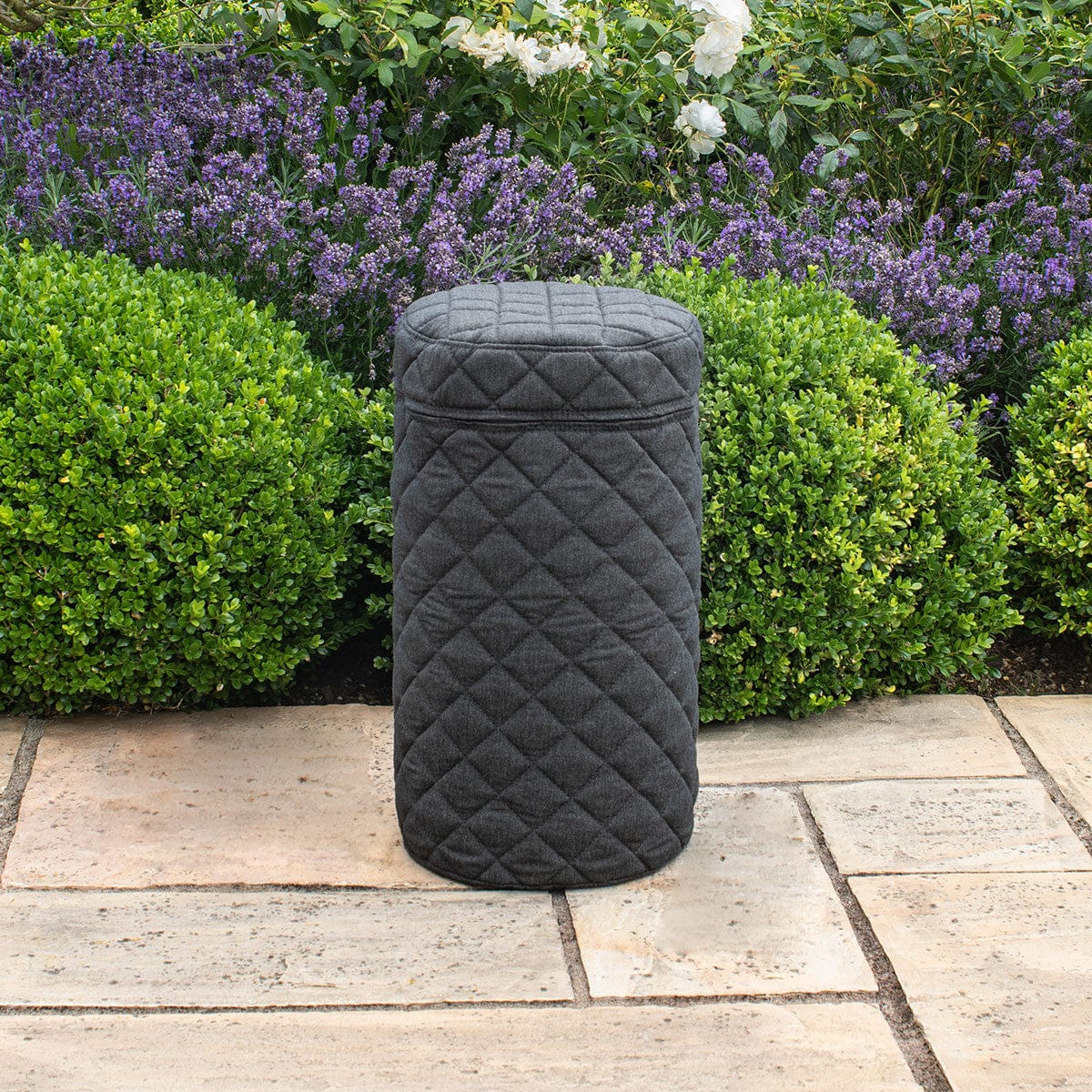 Maze Outdoors Fabric 10KG Gas Bottle Cover / Charcoal House of Isabella UK