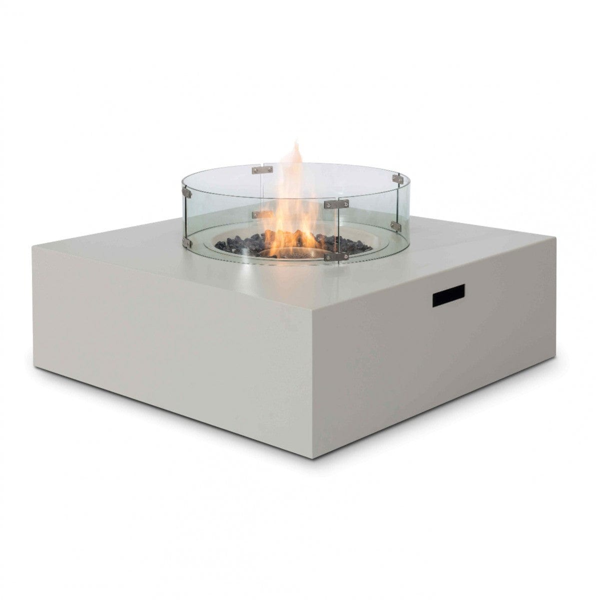 Maze Outdoors Fire Pit Coffee Table 100cm x 100cm Square / Pebble White House of Isabella UK