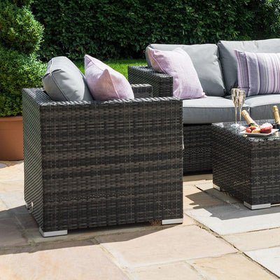 Maze Outdoors Georgia 2 Seat Sofa Set with Ice Bucket / Grey House of Isabella UK