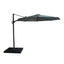Maze Outdoors Helios 3m Round Rotating Cantilever Parasol With Base - Oil Green House of Isabella UK