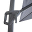 Maze Outdoors Helios 3m x 3m Square Rotating Cantilever Parasol With Base - Charcoal Grey House of Isabella UK