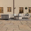 Maze Outdoors Ibiza Large Corner Sofa Set With Round Coffee Table - Oatmeal House of Isabella UK