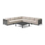 Maze Outdoors Ibiza Large Corner Sofa Set With Square Coffee Table - Oatmeal House of Isabella UK