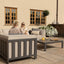 Maze Outdoors Ibiza Large Corner Sofa Set With Square Coffee Table - Oatmeal House of Isabella UK
