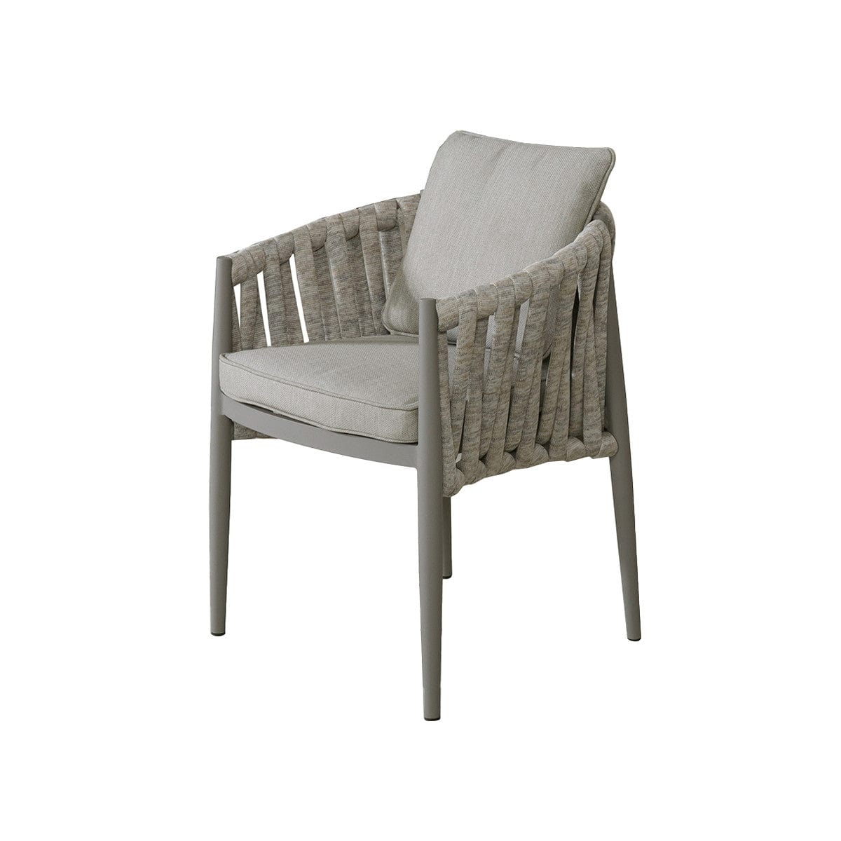 Maze Outdoors Milan Dining Chair x2 - Cool Linen House of Isabella UK