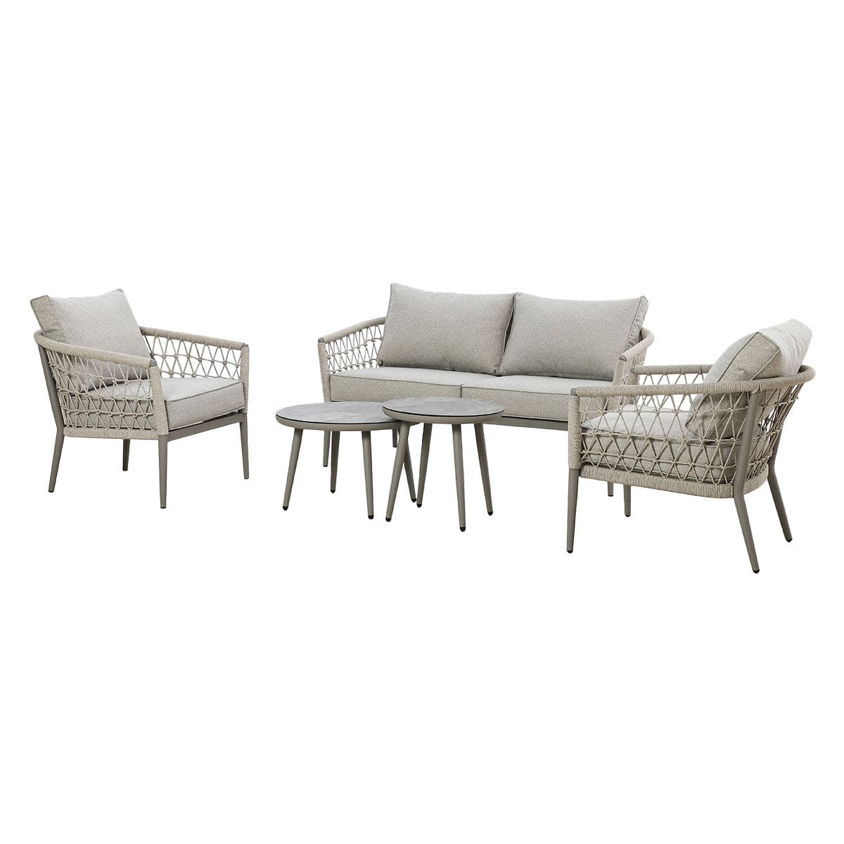 Maze Outdoors Monaco 2 Seat Sofa Set - Cool Linen House of Isabella UK