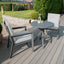 Maze Outdoors New York 3 Piece Bistro Set / Dove Grey House of Isabella UK