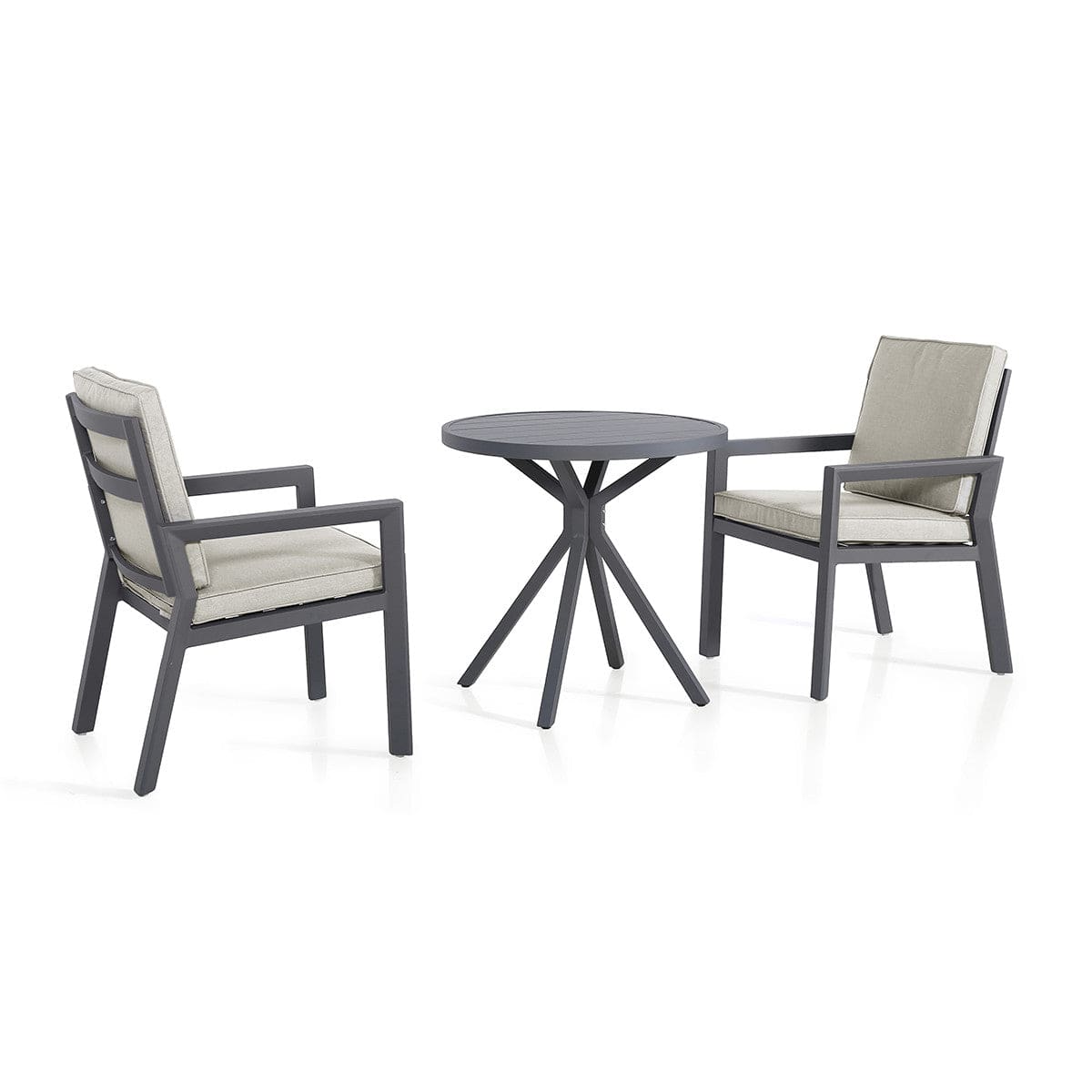 Maze Outdoors New York 3 Piece Bistro Set / Dove Grey House of Isabella UK