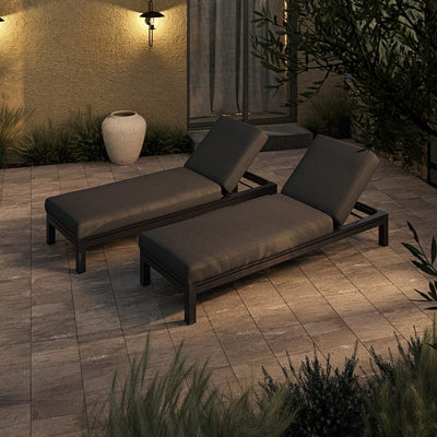 Maze Outdoors Oslo Double Sunlounger Set / Charcoal House of Isabella UK