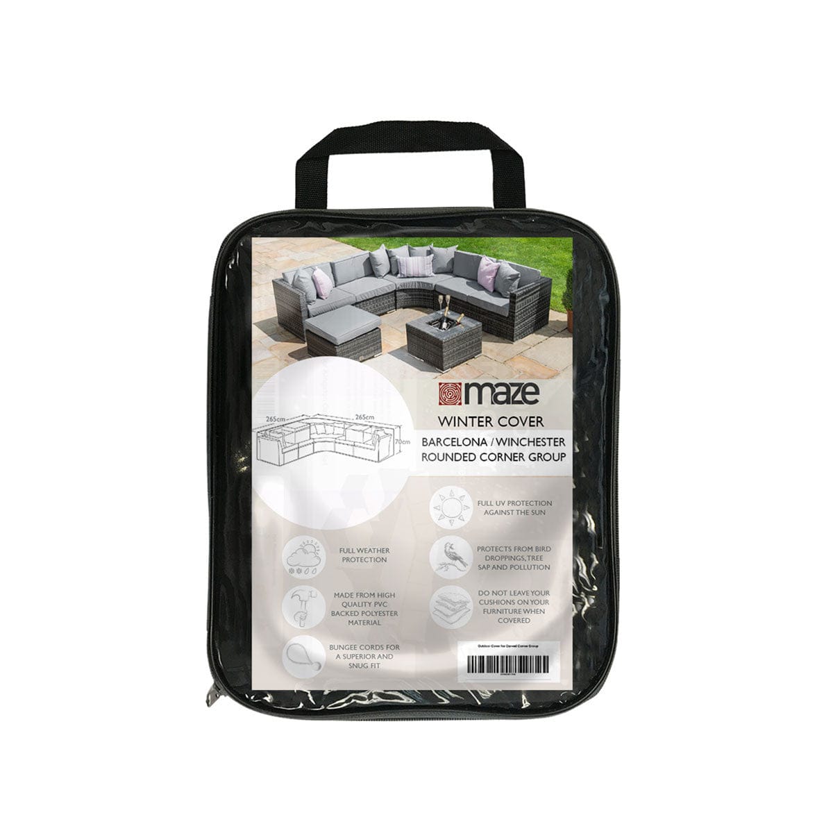 Maze Outdoors Outdoor Cover for Curved Corner Group House of Isabella UK