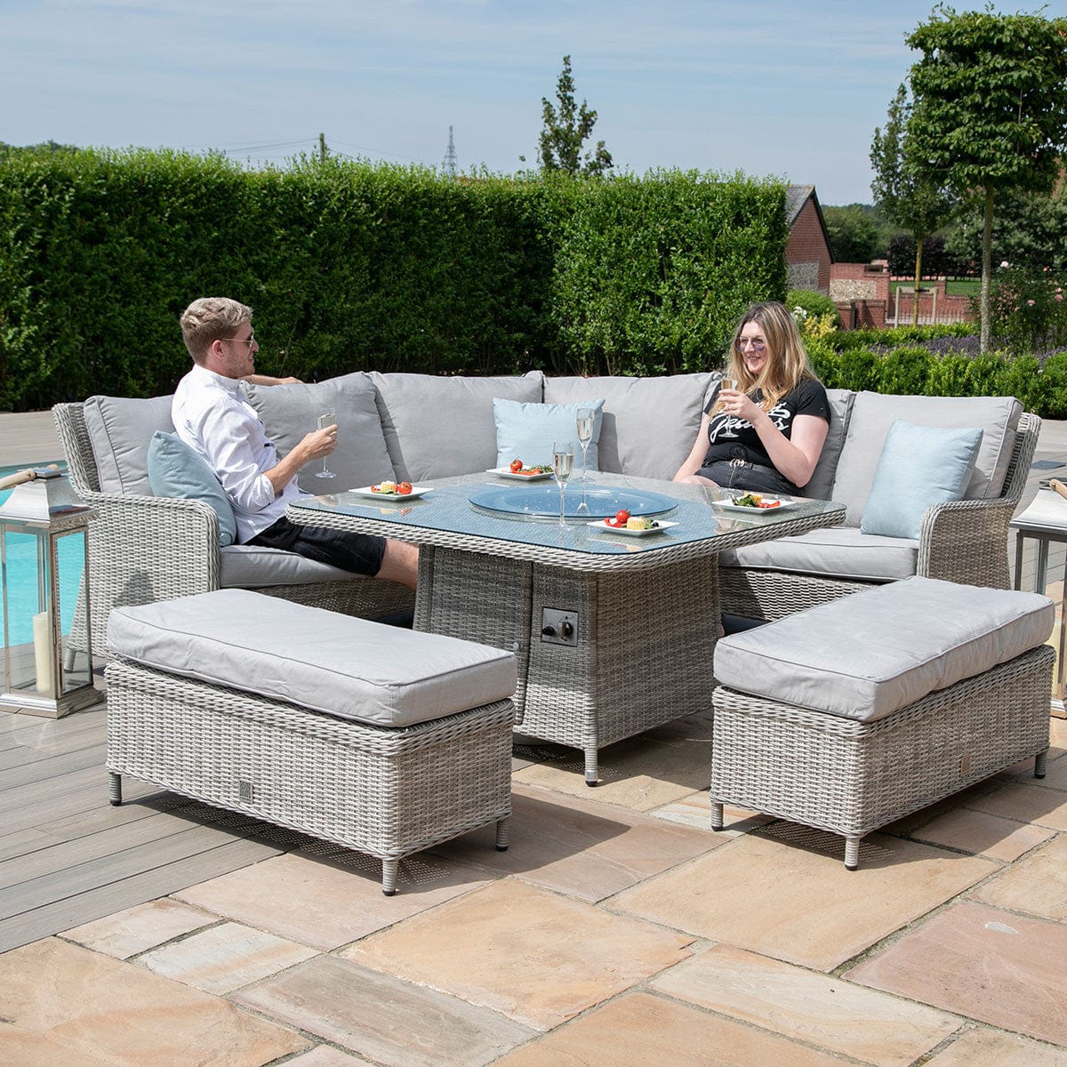 Maze Outdoors Oxford Royal Corner with Fire Pit House of Isabella UK