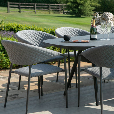 Maze Outdoors Pebble 8 Seat Oval Dining Set / Flanelle House of Isabella UK