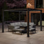 Maze Outdoors Pergola Aluminium Square 30x30 Frame Only - Grey House of Isabella UK