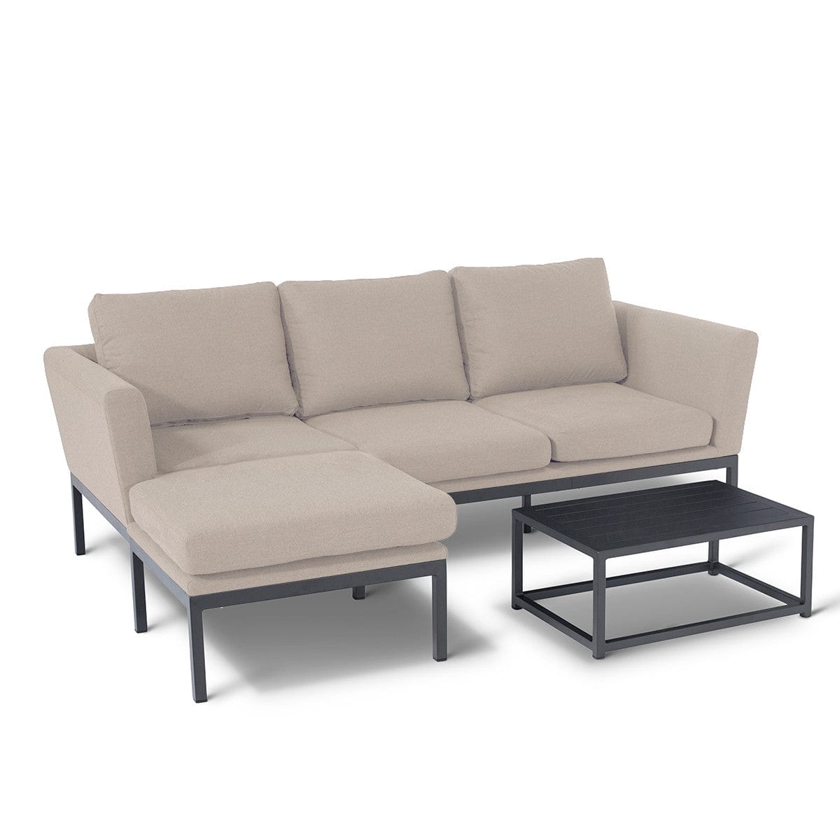 Maze Outdoors Pulse Chaise Sofa Set / Oatmeal House of Isabella UK