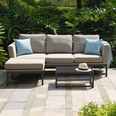 Maze Outdoors Pulse Chaise Sofa Set / Oatmeal House of Isabella UK