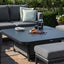 Maze Outdoors Pulse Deluxe Square Corner Dining Set with Rising Table / Flanelle House of Isabella UK
