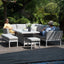 Maze Outdoors Pulse Rectangular Corner Dining Set with Rising Table / Lead Chine House of Isabella UK