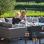 Maze Outdoors Pulse U Shape Corner Dining Set with Rising Table / Flanelle House of Isabella UK