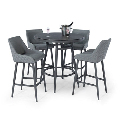 Maze Outdoors Regal 4 Seat Round Bar Set / Flanelle House of Isabella UK