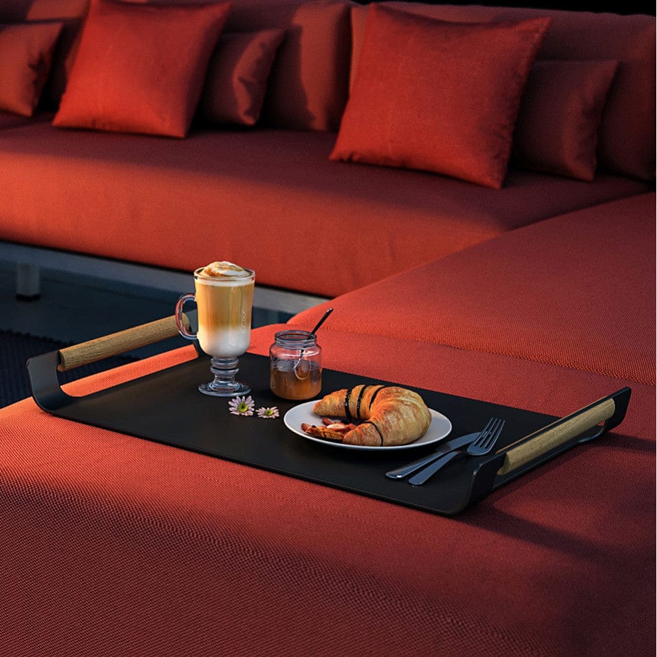 Maze Outdoors Selene Aluminium Tray - Grey House of Isabella UK