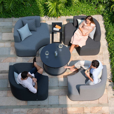 Maze Outdoors Snug Lifestyle Suite / Flanelle & Charcoal House of Isabella UK