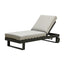 Maze Outdoors Vancouver / New York Single Sunlounger - Dove Grey House of Isabella UK