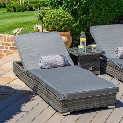 Maze Outdoors Victoria Sunlounger Set / Grey House of Isabella UK