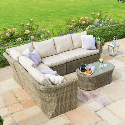 Maze Outdoors Winchester Large Corner Group with Chair House of Isabella UK