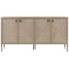 Meadowcroft 4-Door Sideboard in Riverwash Oak