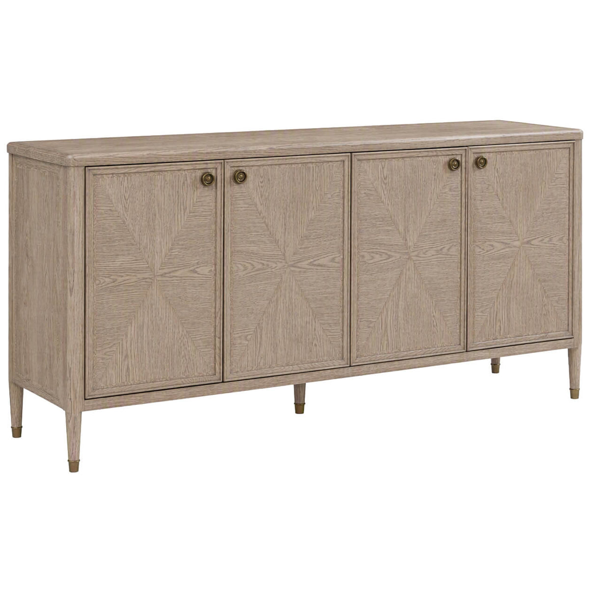 Meadowcroft 4-Door Sideboard in Riverwash Oak