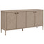 Meadowcroft 4-Door Sideboard in Riverwash Oak