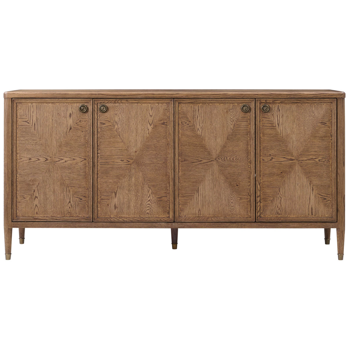 Meadowcroft 4-Door Sideboard in Tobacco