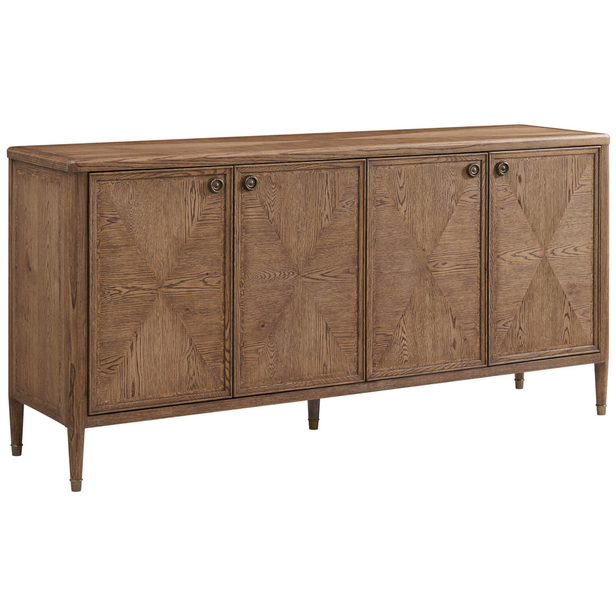 Meadowcroft 4-Door Sideboard in Tobacco