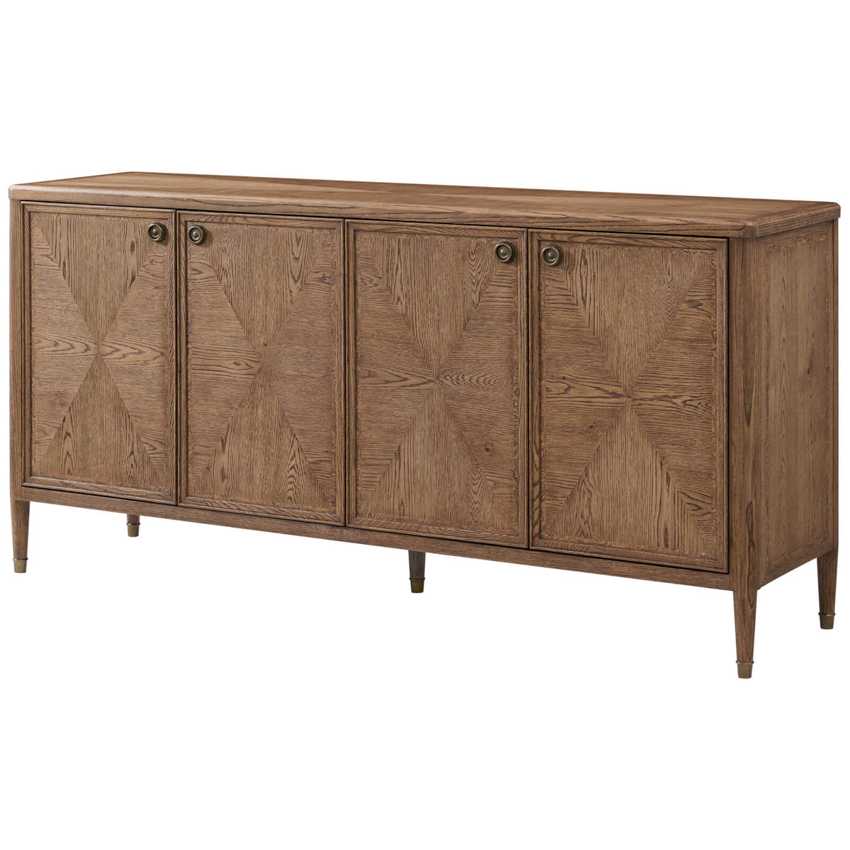 Meadowcroft 4-Door Sideboard in Tobacco