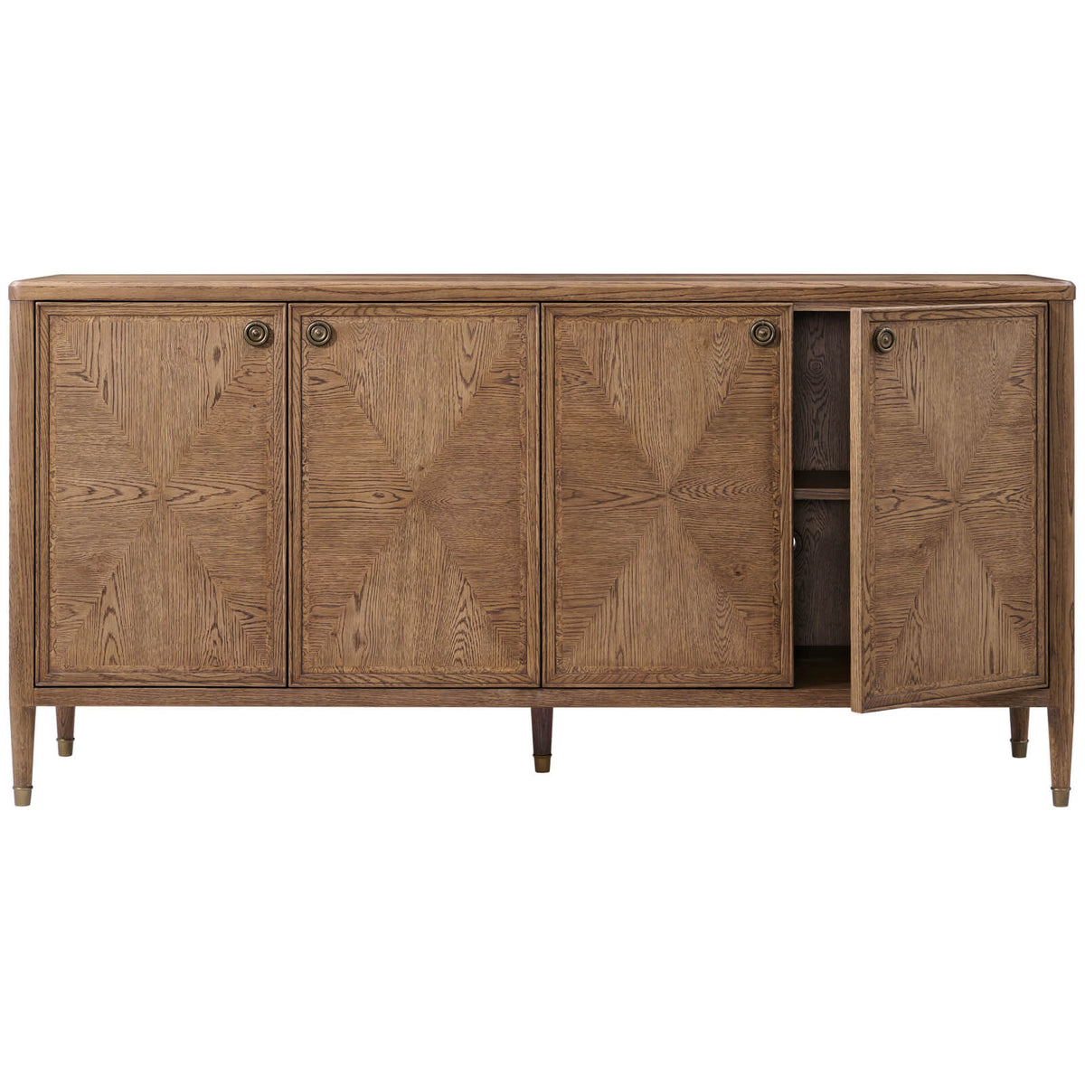 Meadowcroft 4-Door Sideboard in Tobacco