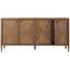 Meadowcroft 4-Door Sideboard in Tobacco