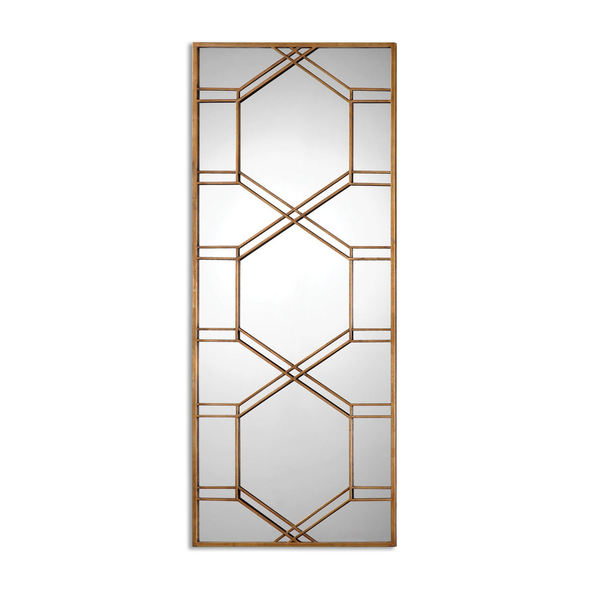 Kennis Gold Leaf Leaner Mirror