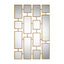 Kennon Forged Gold Rectangles Mirror