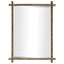 Abanu Rectangular Vanity Mirror in Gold